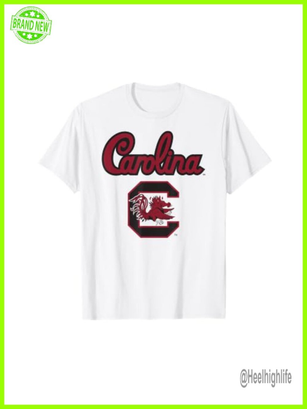Officially Licensed South Carolina Gamecocks Tee Classic Fit Short Sleeve